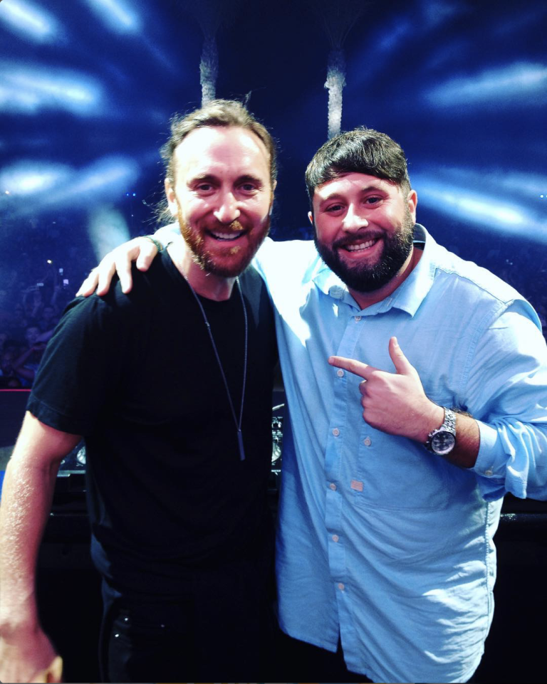 With David Guetta - Live in Dubai